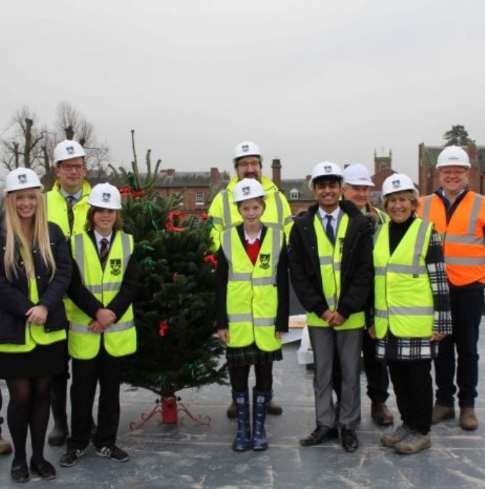 News » Topping Out Ceremony Marks Construction Milestone In Princethorpe's New Science Centre